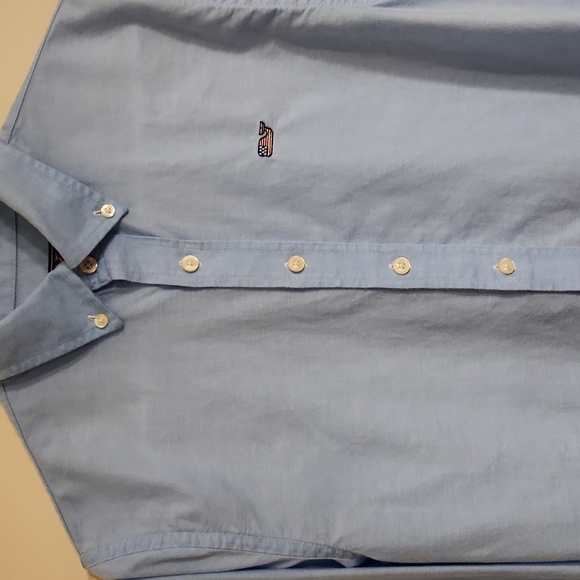 Vineyard Vines boys long sleeve Oxford button-down whale shirt - Picture 2 of 4